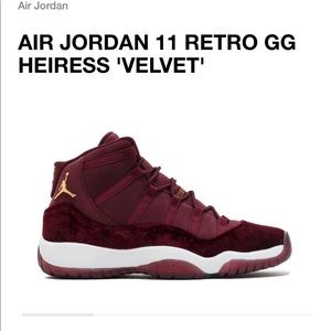 Air Jordan 11 Retro GG “Heiress” Velvet